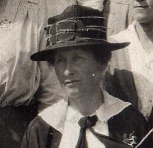 A women wearing a hat