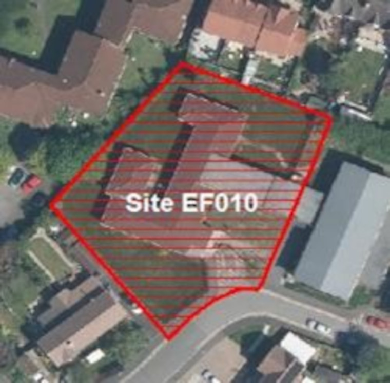Site plan reference EF10