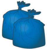 Collection bags for soft plastics