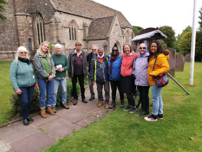 Marshfield Sustainability tour group