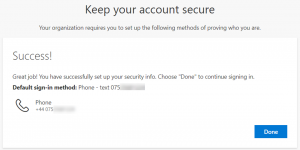 Keep your account secure - Success2 (screenshot)