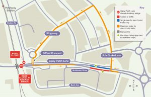CPME Gipsy Patch Lane bus stop map