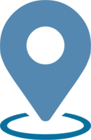 Icon of a map spot pin point